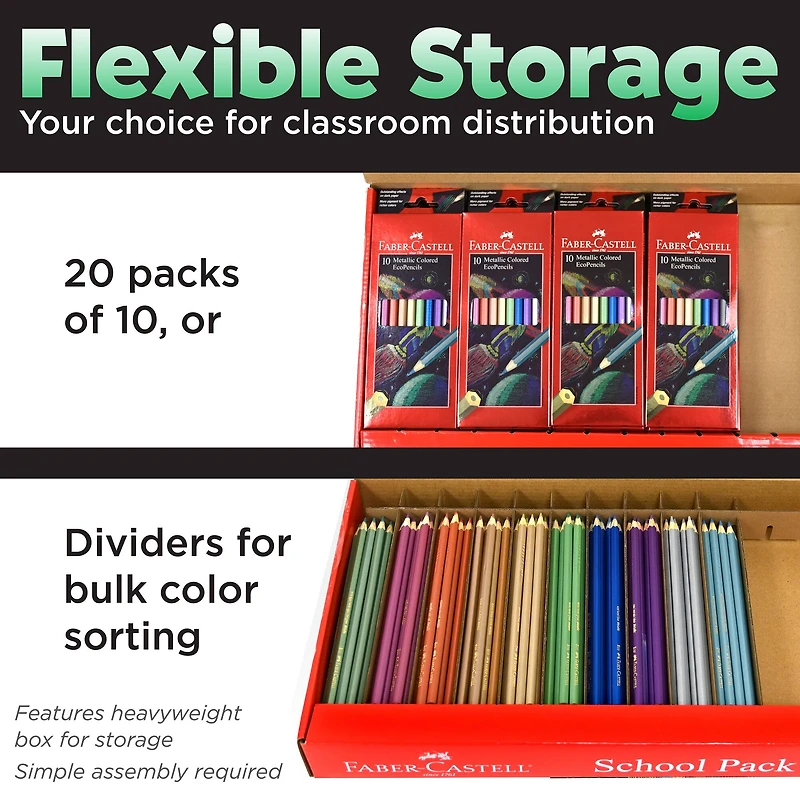 Faber-Castell® Metallic EcoPencil School Pack
