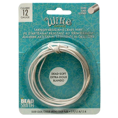 The Beadsmith® Wire Elements™ Gauge Silver Tarnish Resistant Soft Temper Wire