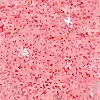 Specialty Polyester Glitter Breast Cancer Ribbon Shapes by Recollections™