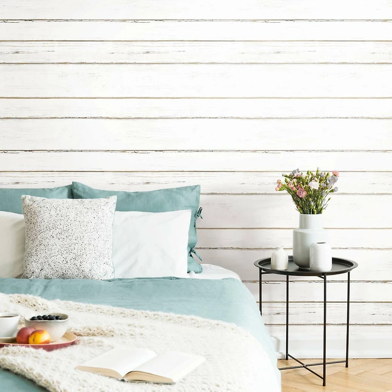 RoomMates Shiplap Peel & Stick Wallpaper