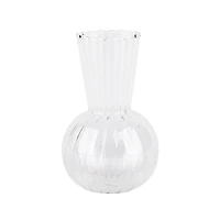 4" Clear Fluted Blown Glass Bud Vase by Ashland®