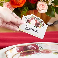 Kate Aspen® Burgundy Blush Tent Place Cards, 50ct.