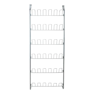 Organize It All 18 Pair Over the Door Shoe Rack