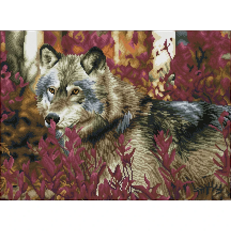 Diamond Dotz® Advanced Autumn Wolf Diamond Painting Kit