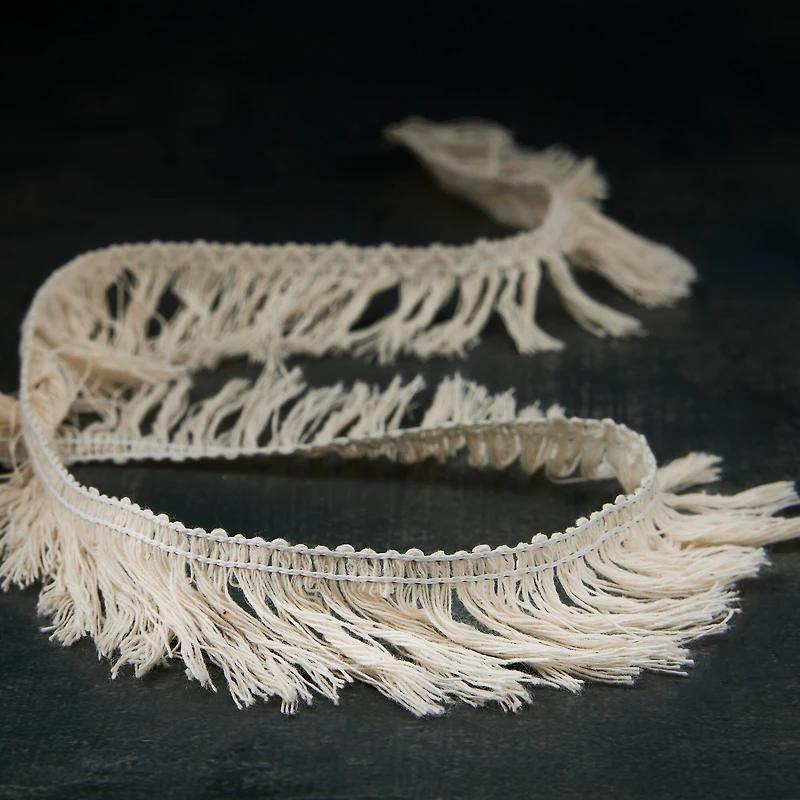 1.5'' x 3yd. Trim Wired Ornamental Fringe Ribbon by Celebrate It®