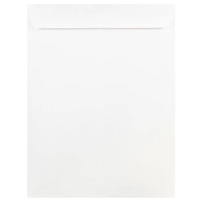 JAM Paper 9" x 12" White Open End Catalog Commercial Envelopes