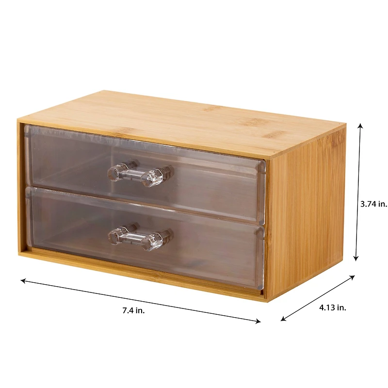 Simplify Bamboo -Tier Cosmetic & Jewelry Chest