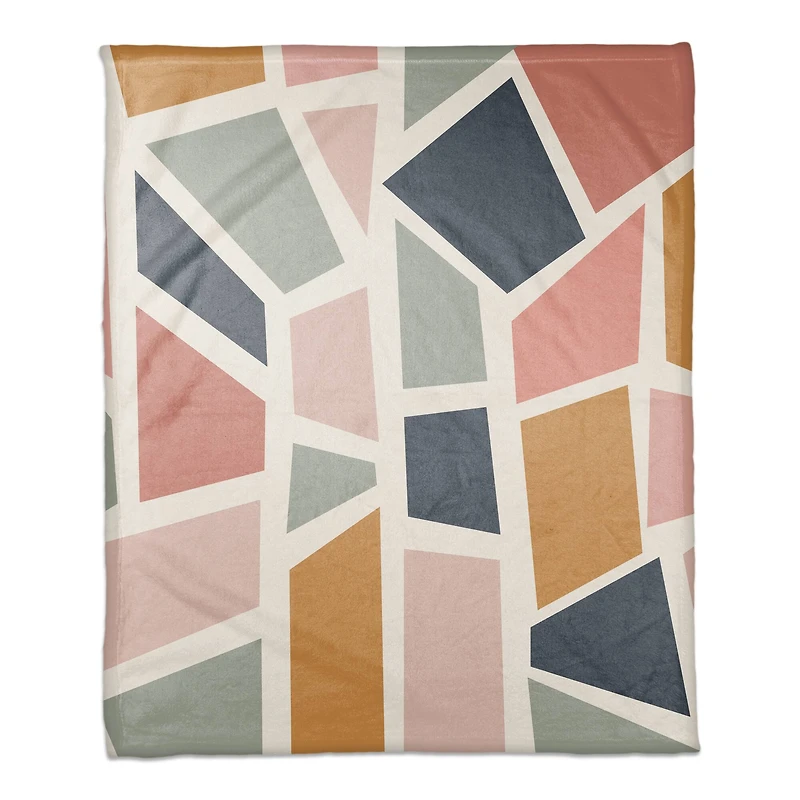 Glass Window 50" x 60" Coral Fleece Blanket