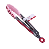 Pink & Red Stripes Mini Tongs by Makery™