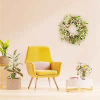 26" Artificial Dogwood Floral Spring Wreath