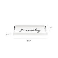 Elegant Designs™ 15.5" Family Serving Tray with Handles