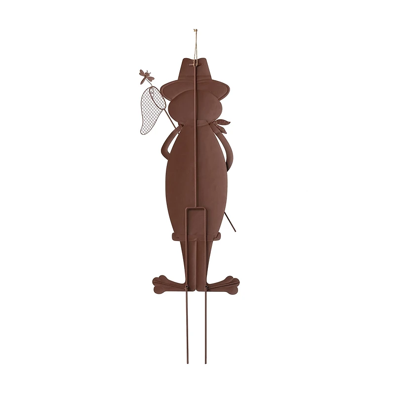 Glitzhome® 36" Metal Standing Frog Yard Stake
