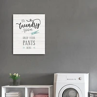 Drop Your Pants Canvas Giclee