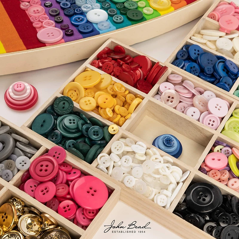 John Bead Nutton but Buttons Mixed Collection