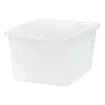 IRIS® 24.5qt. Snap Top Plastic Storage Boxes, 6ct.