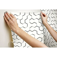 RoomMates Open Geometric Peel & Stick Wallpaper