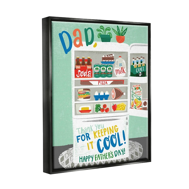 Stupell Industries Keeping It Cool Father's Day Floater Framed Art