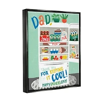 Stupell Industries Keeping It Cool Father's Day Floater Framed Art
