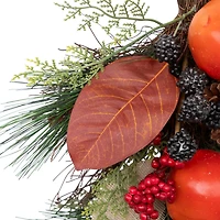 2.5ft. Autumn Harvest Mixed Berry & Pine Needle Teardrop Swag