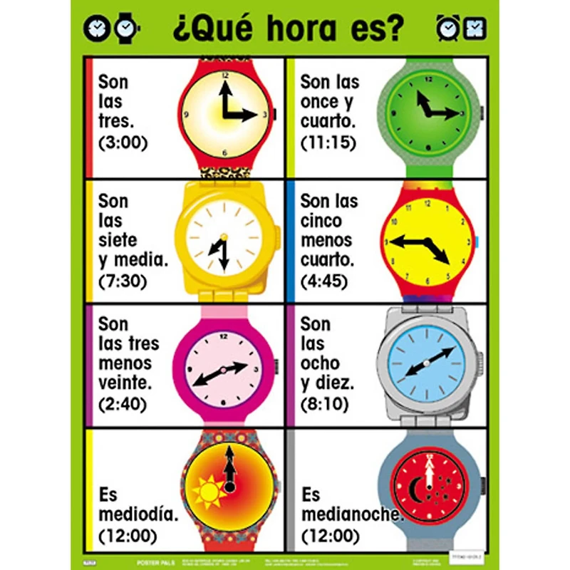 Poster Pals® Spanish Essential Classroom Posters