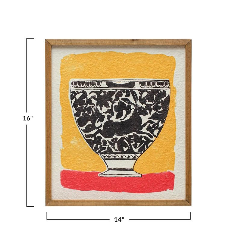 Hello Honey® Framed Painted Bowl Wall Art