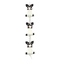 Black & White Lampwork Glass Dog Beads by Bead Landing™