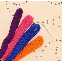 Leisure Arts® Intermediate Royal Jester Wood Stitched String Art Panel Kit