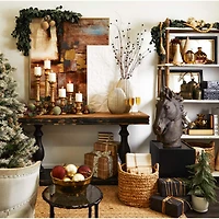 CosmoLiving by Cosmopolitan White Wood Carved Geometric Wall Decor 24" x 2" x 32"