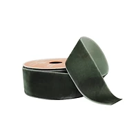 1.5" x 3yd. Green Velvet Ribbon by Celebrate It® Blush Romance