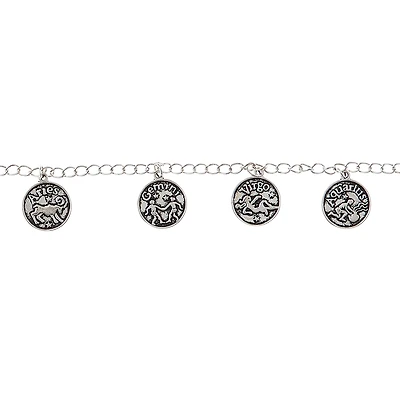 Silver Zodiac Metal Beads, 17mm by Bead Landing™