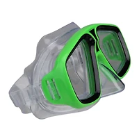Swim Central 6.25" Lime Green Laguna Recreational Swim Mask with Nose Piece