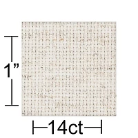Essentials by Leisure Arts Light Oatmeal 14 Count Aida Cloth, 30" x 36"