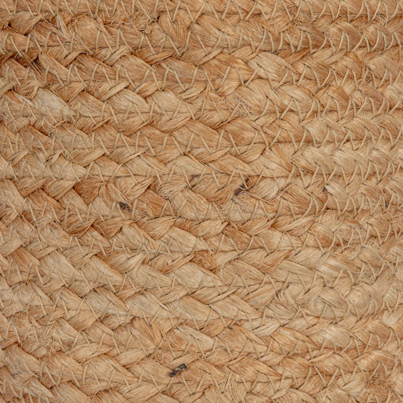 Hello Honey® Natural Round Braided Jute Nesting Baskets with Handles Set