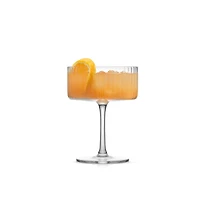 JoyJolt® 10oz. Elle Fluted Cylinder Martini Coupe Glasses, 2ct.