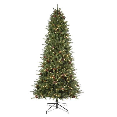 9ft. Pre-Lit Montana Fir Artificial Christmas Tree, Soft White T5 LED Lights