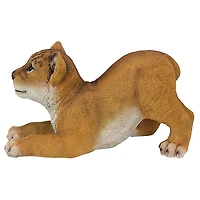 Design Toscano 15" Tibesti Lion Cubs of the Sahara Animal Statue