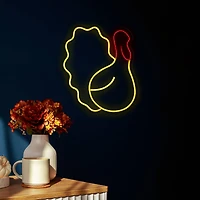 15" LED Neon Style Fall Harvest Turkey Window Silhouette