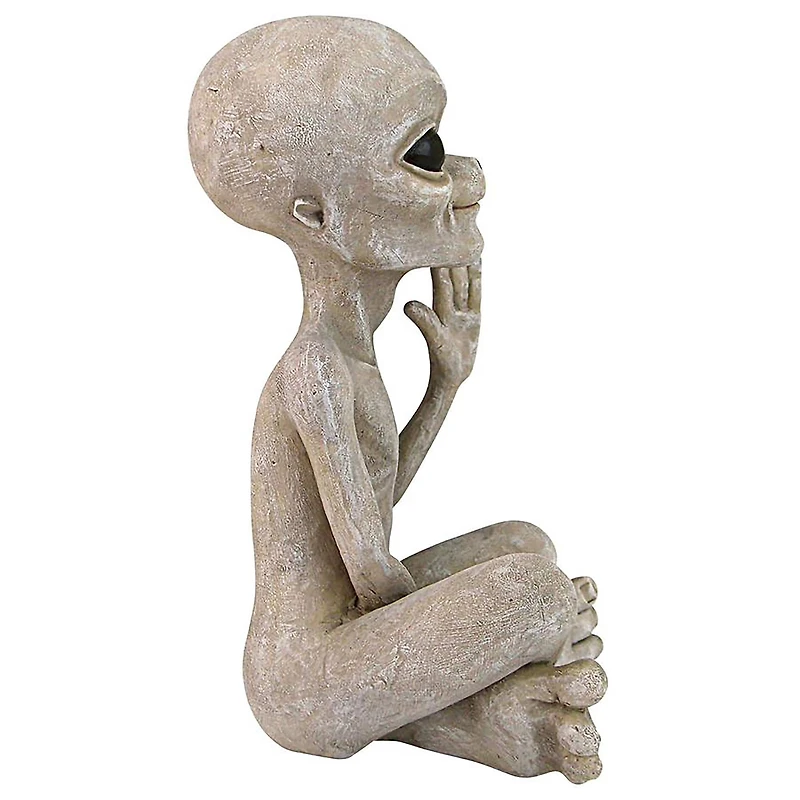 Design Toscano 8.5" Greetings Earthlings UFO Alien Statue
