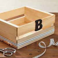 2.5" Black MDF Whimsy Letter by Make Market