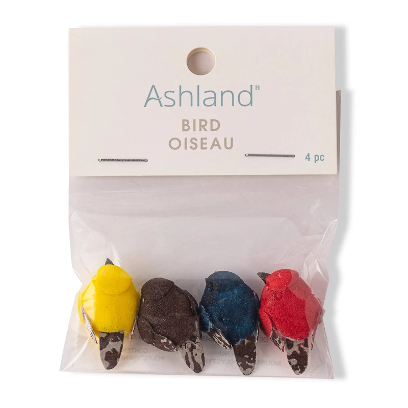 12 Packs: 4 ct. (48 total) Micro Mini Mushroom Birds by Ashland®