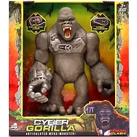 Lanard Jurassic Clash Mega Monster Cyber 10" Gorilla Action Figure