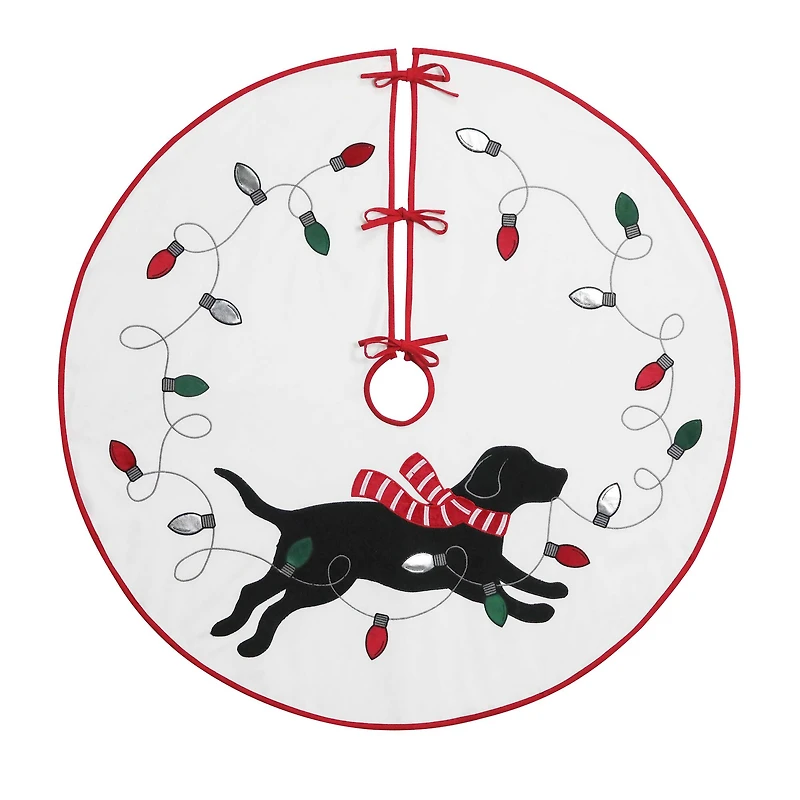 4ft. Dog with Bulbs Tree Skirt by Ashland®