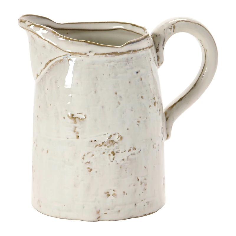 Hello Honey® White Stoneware Pitcher