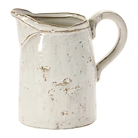 Hello Honey® White Stoneware Pitcher
