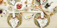 DII® Woven Paper Round Placemats
