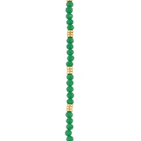 Green Glass Rondelle Beads & Spacers, 4mm by Bead Landing™