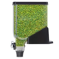 Mind Reader Black 56-Cup Easy-Pour Bulk Cereal Dispenser