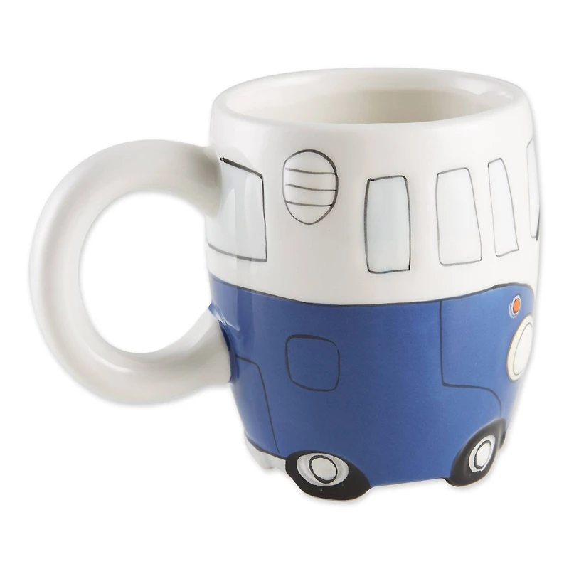 DII® Retro Bus Ceramic Mugs, 2ct.