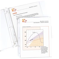 C-Line® 8.5" x 11" Standard Weight Poly Sheet Protectors, 100ct.