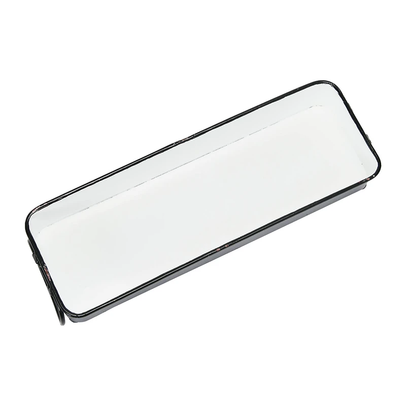 Hello Honey® 16" Decorative Metal Tray with Handles